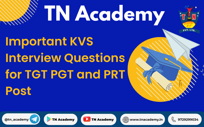 KVS interview questions