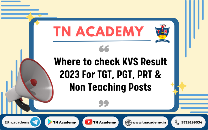 KVS result 2023