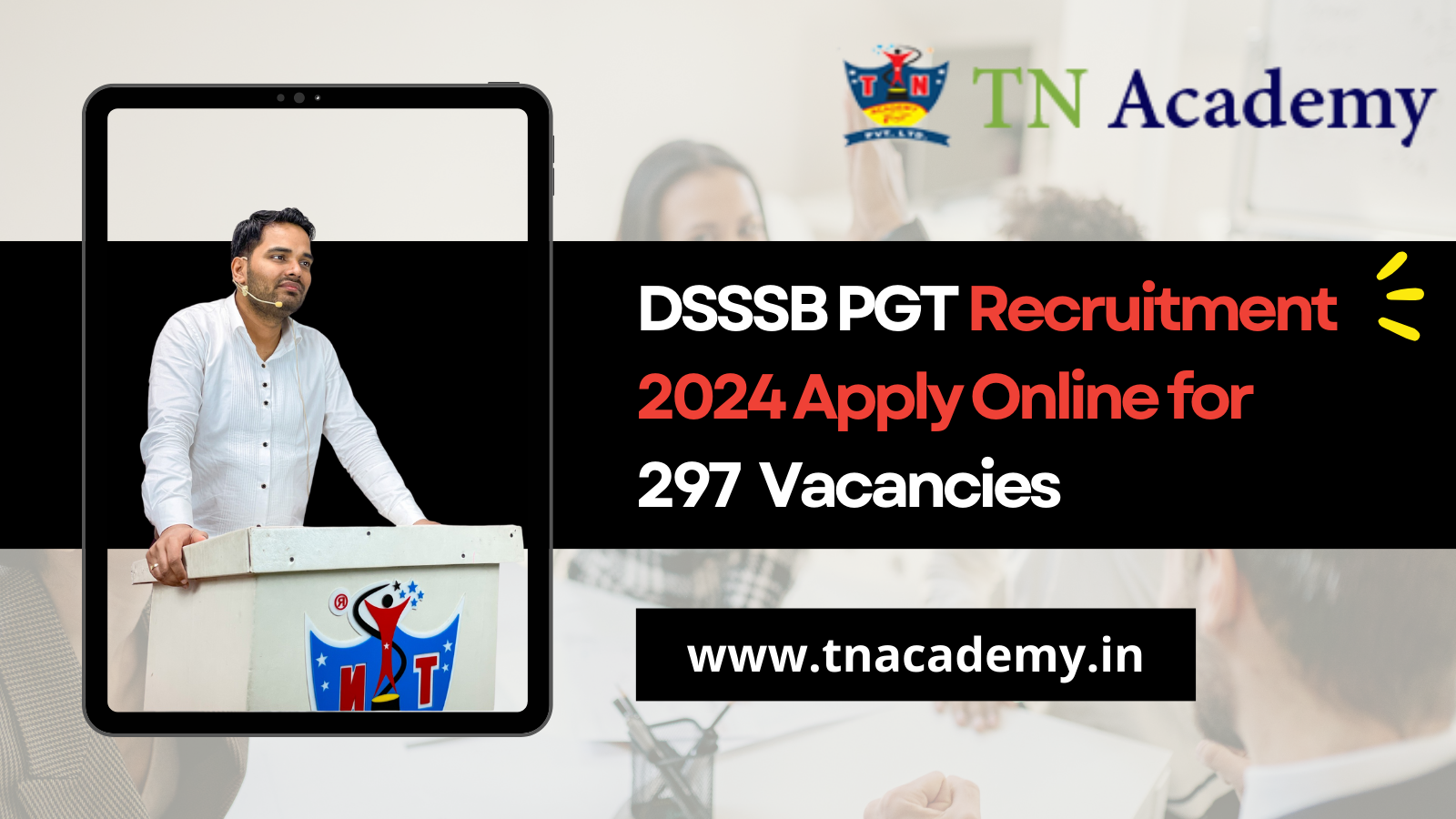 DSSSB PGT Recruitment 2024