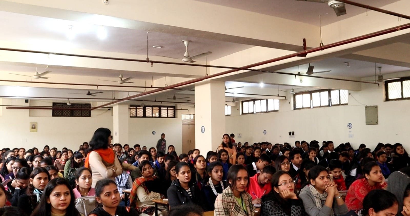 Seminar hall for career guidance sessions