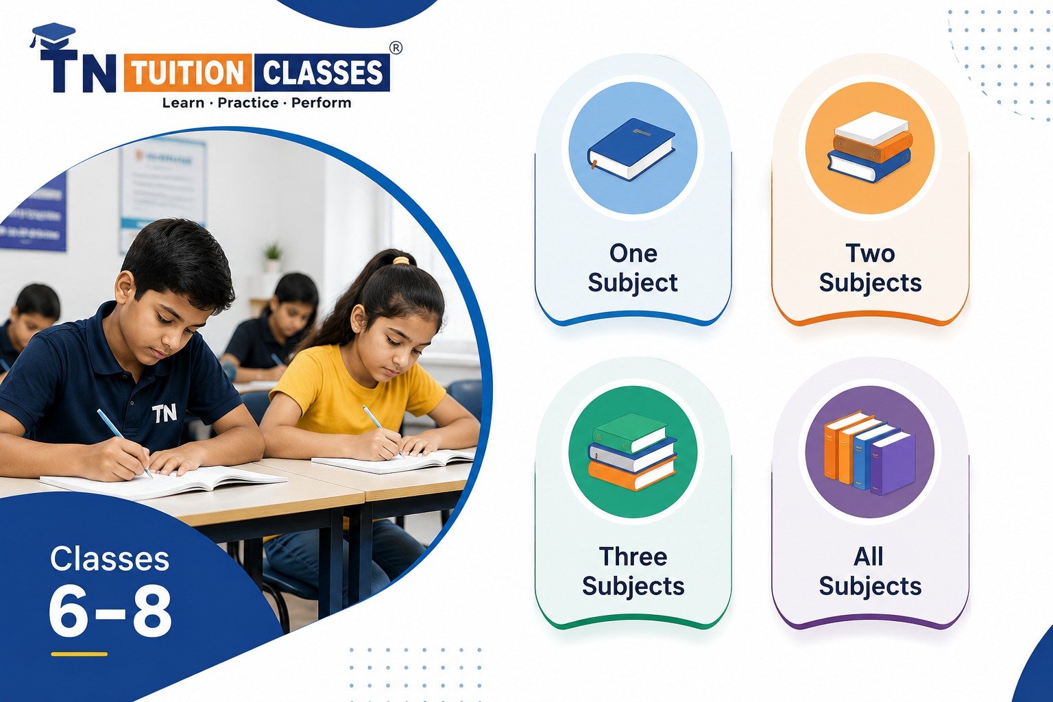 TN Tuition Classes classroom for school students in Bahadurgarh
