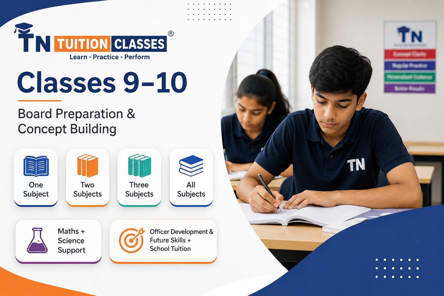 TN Tuition Classes classroom for school students in Bahadurgarh