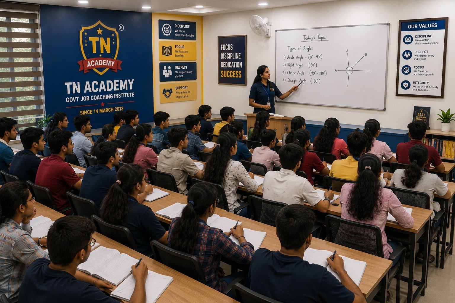 Modern educational campus environment