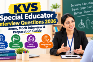 KVS PRT Interview Preparation 2026