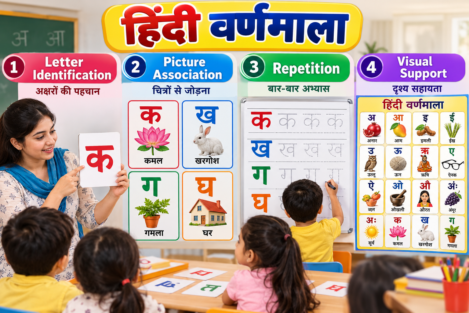 Hindi Varnamala Demo Teaching