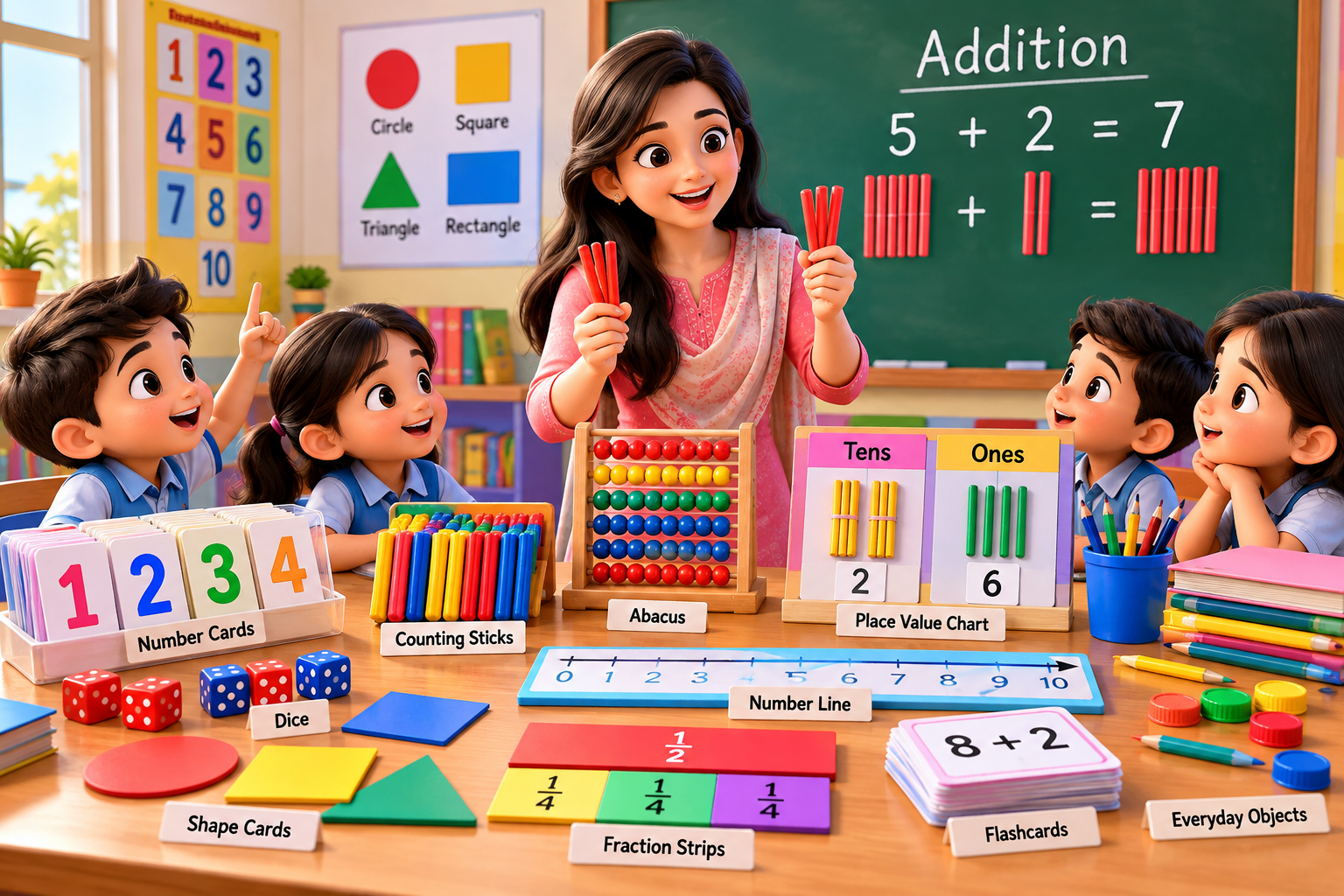 KVS PRT Maths TLM for Demo Teaching