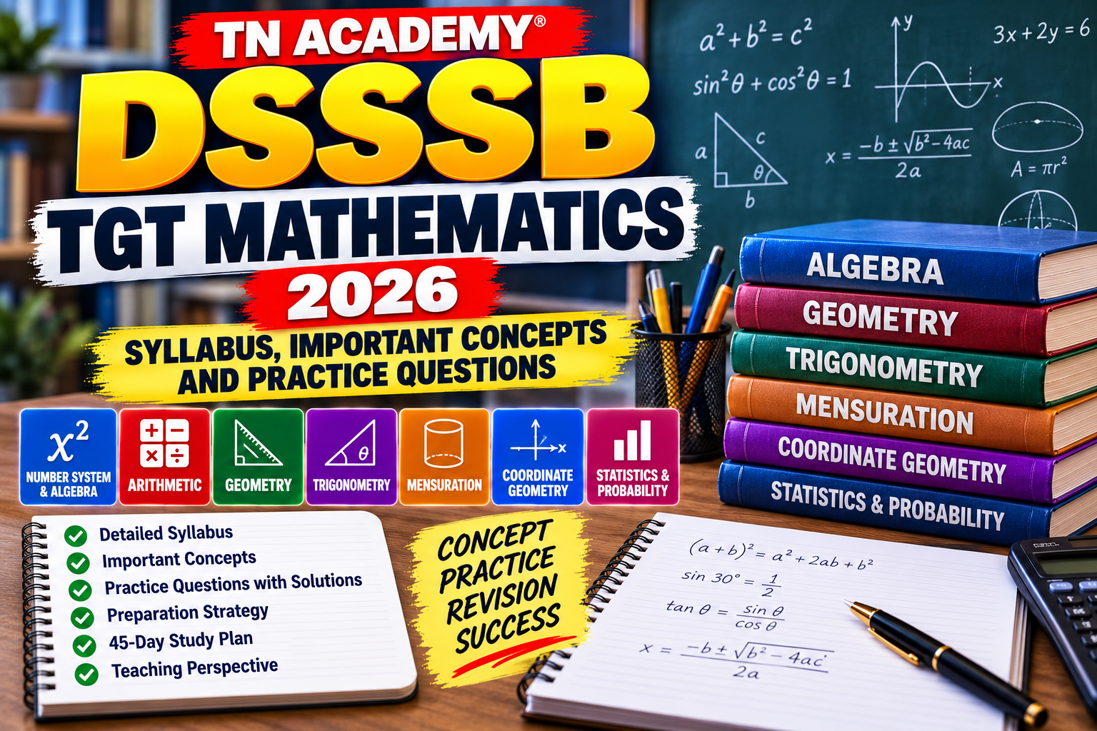 DSSSB TGT Mathematics