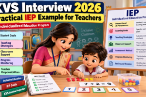 IEP example for teachers