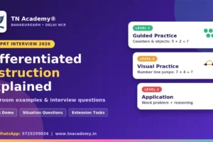 KVS PRT Interview 2026: Differentiated Instruction Kya Hai? Classroom Examples and Interview Questions