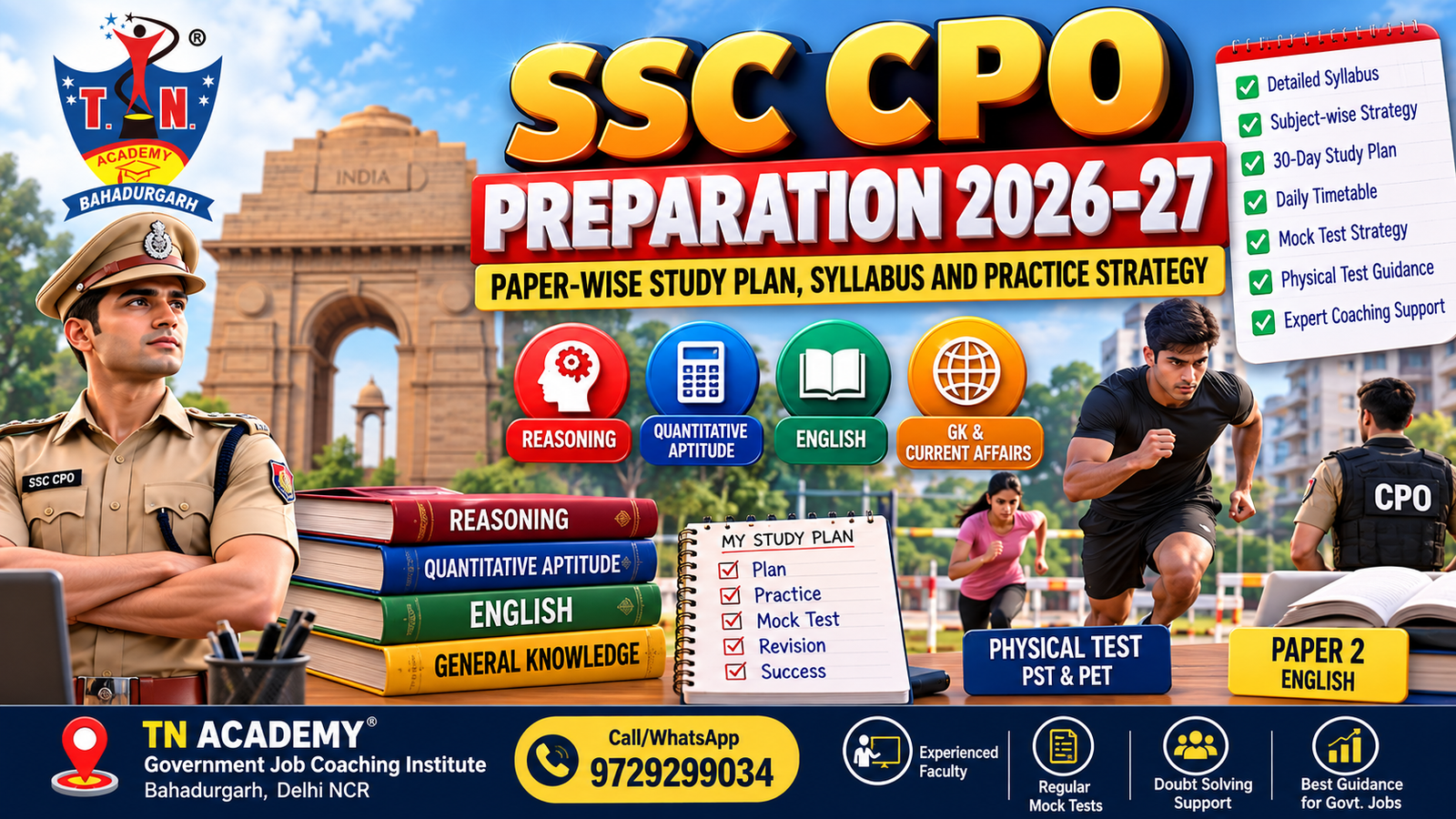 SSC CPO preparation