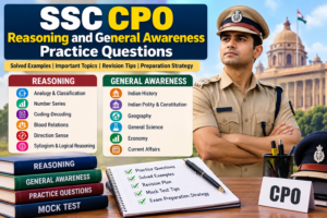 SSC CPO Reasoning and General Awareness