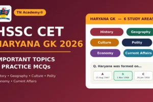 hssc-cet-haryana-gk-important-topics HSSC CET Haryana GK 2026: Important Topics, Practice Questions and Preparation Strategy