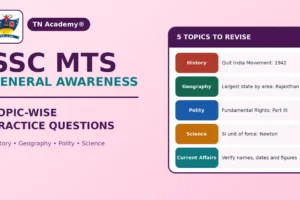 ssc-mts-general-awareness-topic-wise-practice-questions SSC MTS General Awareness: Topic-Wise Practice Questions
